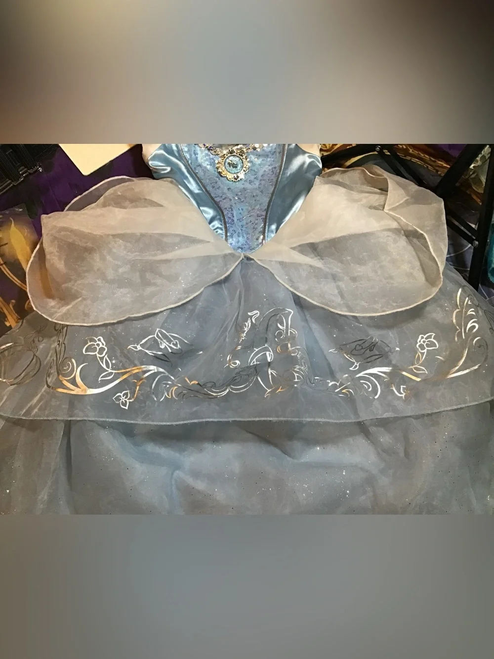 Disney parks classic cinderella costume dress girls size 5/6